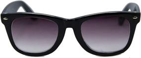 img 3 attached to 🕶️ Classic Non-Polarized Full Reader Sunglasses by In Style Eyes - Black (2.0x)