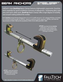 img 1 attached to FallTech 7530 Steel Trailing Clamp