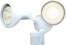 img 2 attached to Heath Zenith HZ-5412-WH White 180-Degree 🔆 Motion-Activated Security Light - Enhanced for SEO