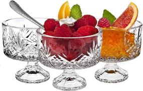 img 4 attached to 🍰 Indulge in Style with Godinger Dublin Tasters Trifle Set: Impeccable Elegance for Heavenly Desserts