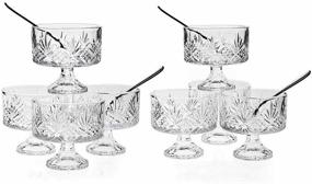 img 3 attached to 🍰 Indulge in Style with Godinger Dublin Tasters Trifle Set: Impeccable Elegance for Heavenly Desserts