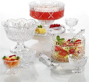 img 1 attached to 🍰 Indulge in Style with Godinger Dublin Tasters Trifle Set: Impeccable Elegance for Heavenly Desserts