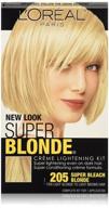👱 l'oreal paris super blonde creme lightening kit for light brown to light blonde hair (205) logo