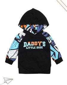 img 2 attached to Clothes Winter Outfit Hoodie Sweatshirt Boys' Clothing