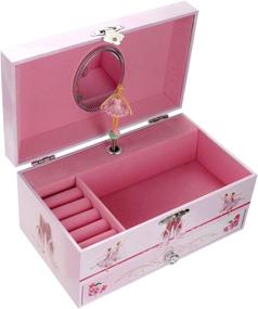img 2 attached to Enchanting TAOPU Musical Jewelry Box: Drawer, Dancing Ballerina & Delicate Jewel Storage for Girls