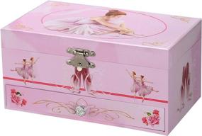 img 1 attached to Enchanting TAOPU Musical Jewelry Box: Drawer, Dancing Ballerina & Delicate Jewel Storage for Girls
