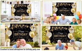 img 1 attached to Birthday Backdrop Champagne Background Anniversary Event & Party Supplies