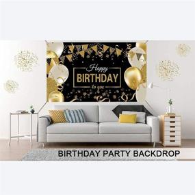 img 3 attached to Birthday Backdrop Champagne Background Anniversary Event & Party Supplies