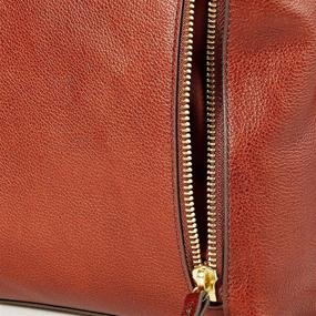 img 1 attached to Fossil Womens Leather Crossbody Handbag