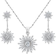 ever faith sterling snowflake necklace women's jewelry in jewelry sets logo