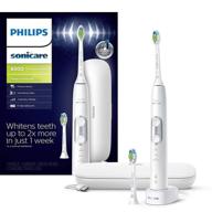 🦷 philips sonicare protectiveclean 6500: powerful rechargeable electric toothbrush with travel case and extra brush head logo