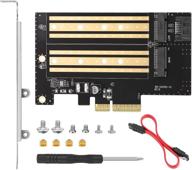 dual pcie adapter card nvme logo