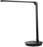 💡 black consciot led desk lamp - 12w, dimmable & adjustable, touch control, 5 lighting modes, 7 brightness levels, timer, 5v/2.1a usb charging port (atl002-us-v1) логотип