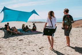 img 3 attached to Neso Tents Gigante Beach Tent: 8ft Tall, 11 x 11ft, Portable Beach Shade with UPF 50+ Sun Protection and Reinforced Corners