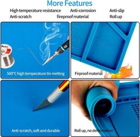 img 1 attached to TIMESETL Heat Resistant Silicone Soldering Insulation