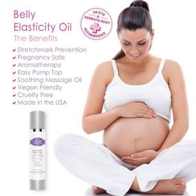 img 2 attached to Belli Elasticity Belly Oil – Stretch Mark Protection for Smooth, Healthy Skin – Recommended by OB/GYNs and Dermatologists – 3.8 oz (1 Bottle)