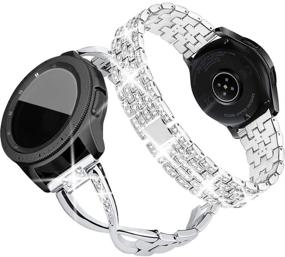 img 4 attached to Съвместима каишка Supoix за Samsung Galaxy Watch 42Mm / Galaxy 3 41Mm / Active 2 Watch, 40Mm 44Mm