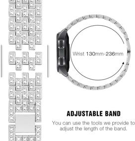 img 1 attached to Съвместима каишка Supoix за Samsung Galaxy Watch 42Mm / Galaxy 3 41Mm / Active 2 Watch, 40Mm 44Mm