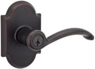 🚪 kwikset 740aul 11p smt 6al rcs austin keyed entry door lever set: smartkey technology, venetian bronze логотип