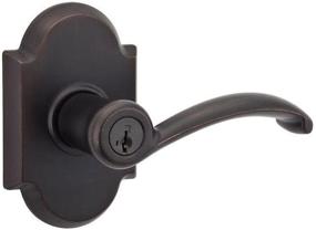 img 1 attached to 🚪 Kwikset 740AUL 11P SMT 6AL RCS Austin Keyed Entry Door Lever Set: SmartKey Technology, Venetian Bronze