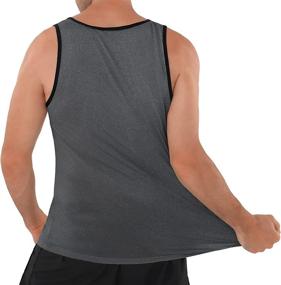 img 2 attached to 🏋️ KPSUN Men's Quick Dry Tank Tops: Ultimate Performance for Fitness, Gym, Workout, Running, and More!