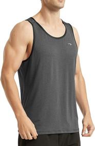 img 3 attached to 🏋️ KPSUN Men's Quick Dry Tank Tops: Ultimate Performance for Fitness, Gym, Workout, Running, and More!