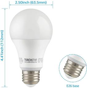 img 1 attached to 🔦 TORCHSTAR High-Lumen Non-Dimmable UL-Listed Industrial Electrical: Equivalent Ultra-Bright