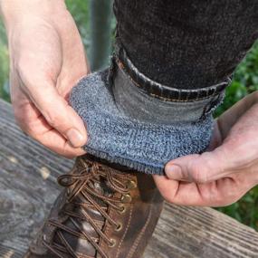 img 2 attached to 🧦 Ultimate Comfort and Style: Alpaca Wool Socks for Men & Women, Ideal for Casual Outdoors, Hiking, and Dressing Up