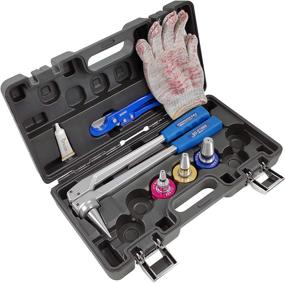 img 4 attached to 🛠️ IBOSAD PEX Pipe Expander Tool Kit - 1/2&#34;, 3/4&#34;, 1&#34; Expansion Heads for Propex/Wirsbo/Uponor - ASTM F1960 Standard PEX Coupling Fitting - Radiant Heat Compatible