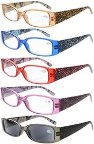 img 4 attached to 😎 Eyekepper 5 Pairs Reading Glasses for Women: Including Stylish Reader Sunglasses