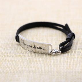 img 2 attached to Yiyang Graduation Bracelet Inspirational Stainless