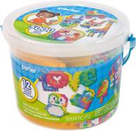 🎨 perler tie dye colors beads bucket kit: 5000pcs for vibrant and creative crafts logo