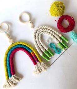 img 1 attached to 🧵 164ft Natural Cotton Rope Cord: Perfect for DIY Rope Craft Projects, Jars, Vases & More