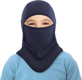 img 3 attached to Children's Winter Ski Mask - Windproof Balaclava for Toddlers, Boys, and Girls - Ideal for Skiing, Snowboarding, Cycling, and Outdoor Activities