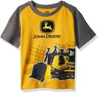 classic john deere boys' tee shirt: timeless style for young adventurers logo