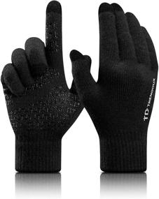 img 4 attached to Gloves TRENDOUX Texting Running Driving Men's Accessories