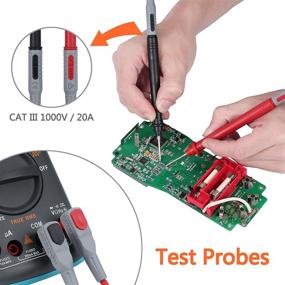 img 3 attached to ⚡ Proster 12pcs Multimeter Test Lead Kit with Replaceable Alligator Clips - Automotive Extension Clamp Meter Leads for Electronic Multimeter Testing