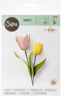 🌷 sizzix thinlits die set 8 pack tulip, multicolor - designed by jennifer ogborn - enhance discoverability logo