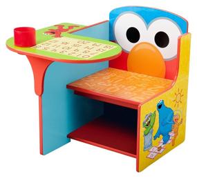 img 2 attached to 🪑 Optimized Search: Sesame Street Delta Children Chair Desk with Storage Bin