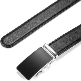 img 2 attached to 👔 Genuine Leather Men's Accessories: CIEORA Ratchet Automatic Belt