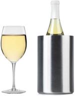 cook's premium double walled wine chiller – sleek brushed stainless steel – insulated wine cooler/champagne bucket – suitable for 750ml bottles – ensures optimal bottle chill (single pack) логотип