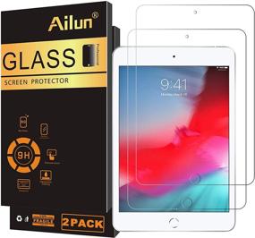 img 4 attached to 2Pack Ailun Tempered Glass Screen Protector for iPad Mini 4 & iPad Mini 5 (2019) - Ultra Clear, Anti-Scratches, 2.5D Edge, Case Friendly
