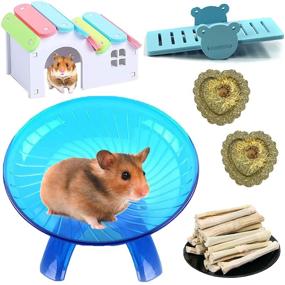 img 4 attached to Hamiledyi Hamsters Running Exercise Rainbow