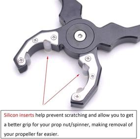 img 1 attached to 🛠️ Efficient FPVKing RC Motor Grip Pliers for DJI Phantom 3 and 13XX-23XX Series Motors: Quick Release Propeller Remover Wrench Tool