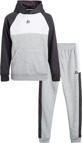 img 4 attached to RBX Boys Jogger Set Sweatsuit Boys' Clothing and Active