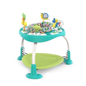 img 4 attached to Bright Starts Bounce Baby 2-in-1 Activity Jumper & Table: Dive into Playful Pond Fun!