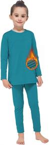 img 2 attached to Cozy and Comfy GAZIAR Thermal Underwear: Ultra Soft Long John Set for Girls, Ages 4-14Y