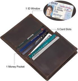 img 2 attached to Premium Blocking Pocket Leather Bifold Wallet: Ideal Men's Accessory for Wallets, Card Cases & Money Organizers