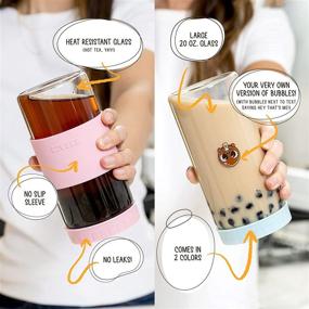 img 1 attached to 🥤 Revolutionize Your Bubble Tea Experience with BobaGO's Reusable Bubble Recipe Tumbler