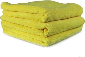 img 4 attached to Yellow Chemical Guys Workhorse Professional Microfiber Towel